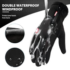 Heated Gloves Touchscreen Three Heat Settings Water-Repellent & Windproof