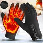 Heated Gloves Touchscreen Three Heat Settings Water-Repellent & Windproof