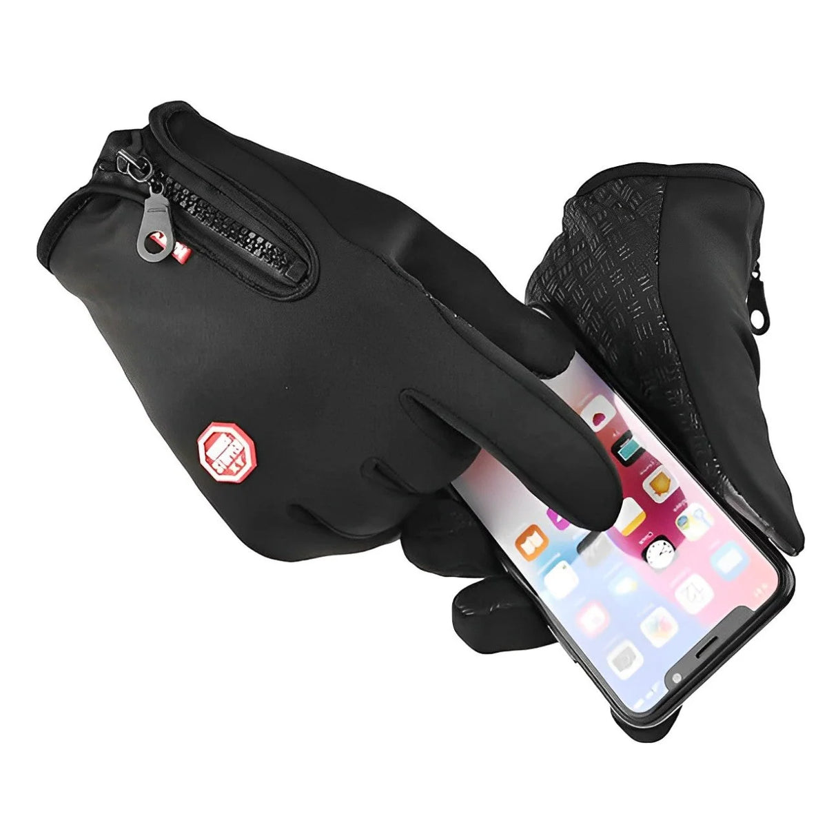 Heated Gloves Touchscreen Three Heat Settings Water-Repellent & Windproof