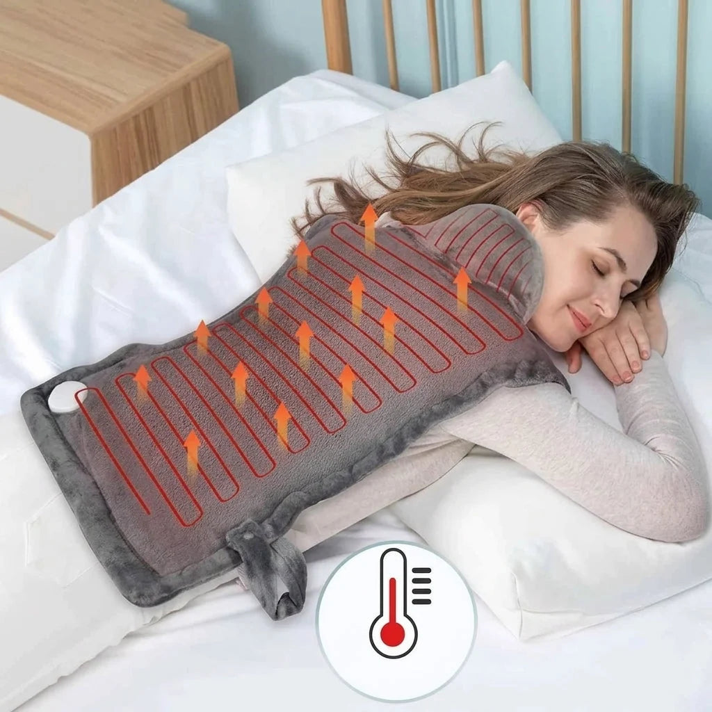 Heated Scarf Soft Flannel Hands-Free 6 Heat Settings