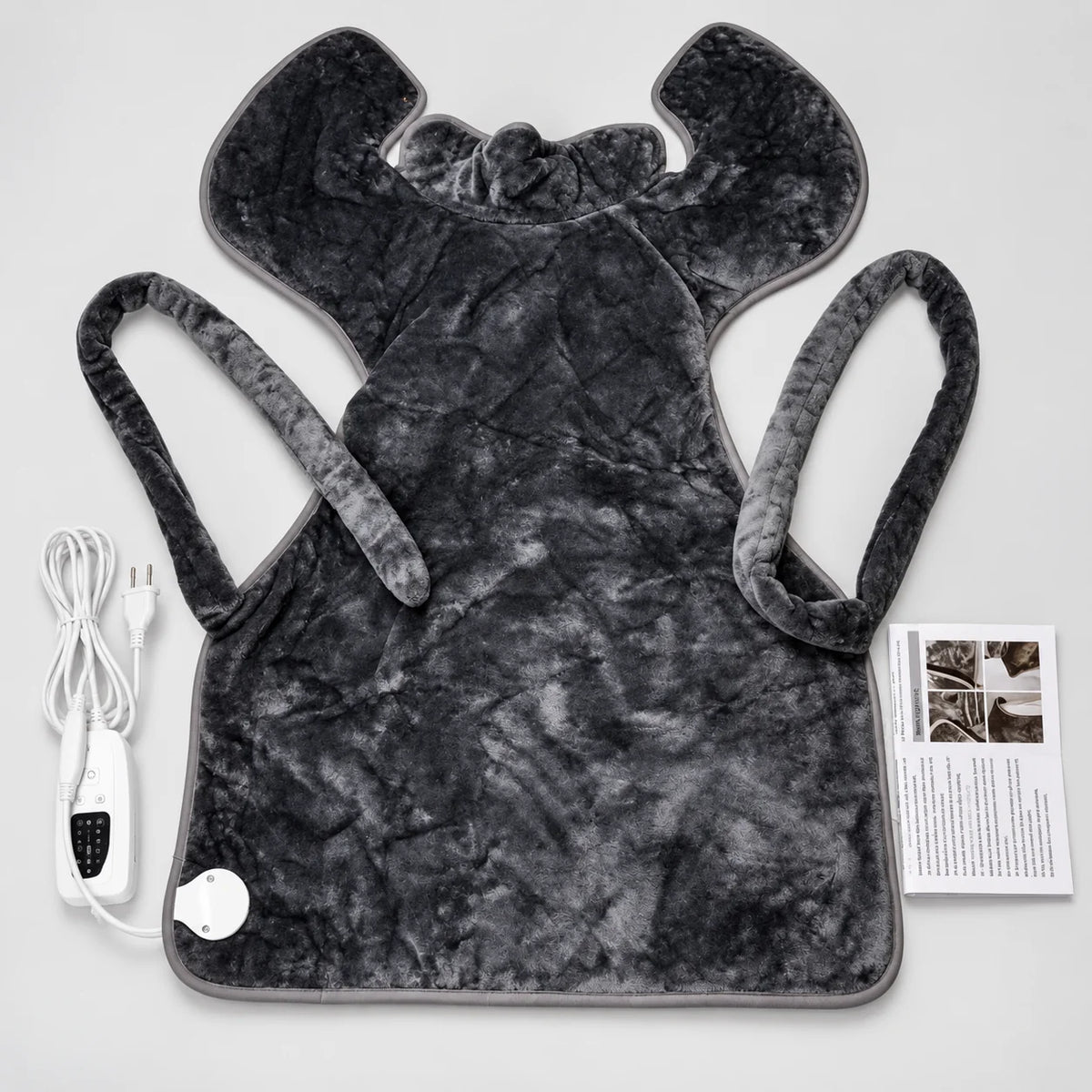 Heated Scarf Soft Flannel Hands-Free 6 Heat Settings