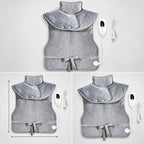 Heated Scarf Soft Flannel Hands-Free 6 Heat Settings