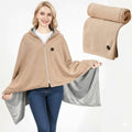 Heated Shawl Blanket USB-C Powered Adjustable Heat Settings