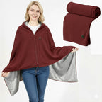 Heated Shawl Blanket USB-C Powered Adjustable Heat Settings