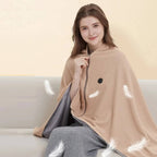Heated Shawl Blanket USB-C Powered Adjustable Heat Settings
