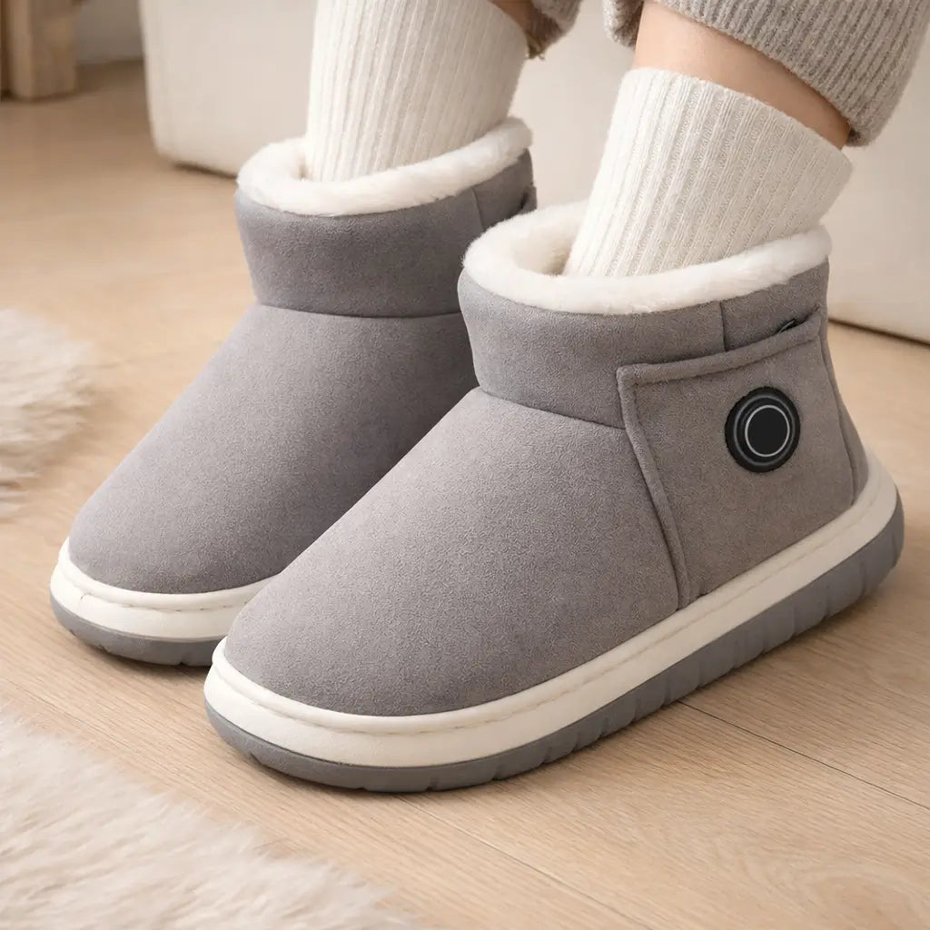 Heated Slippers 3 Heat Settings Rechargeable Non-Slip Sole
