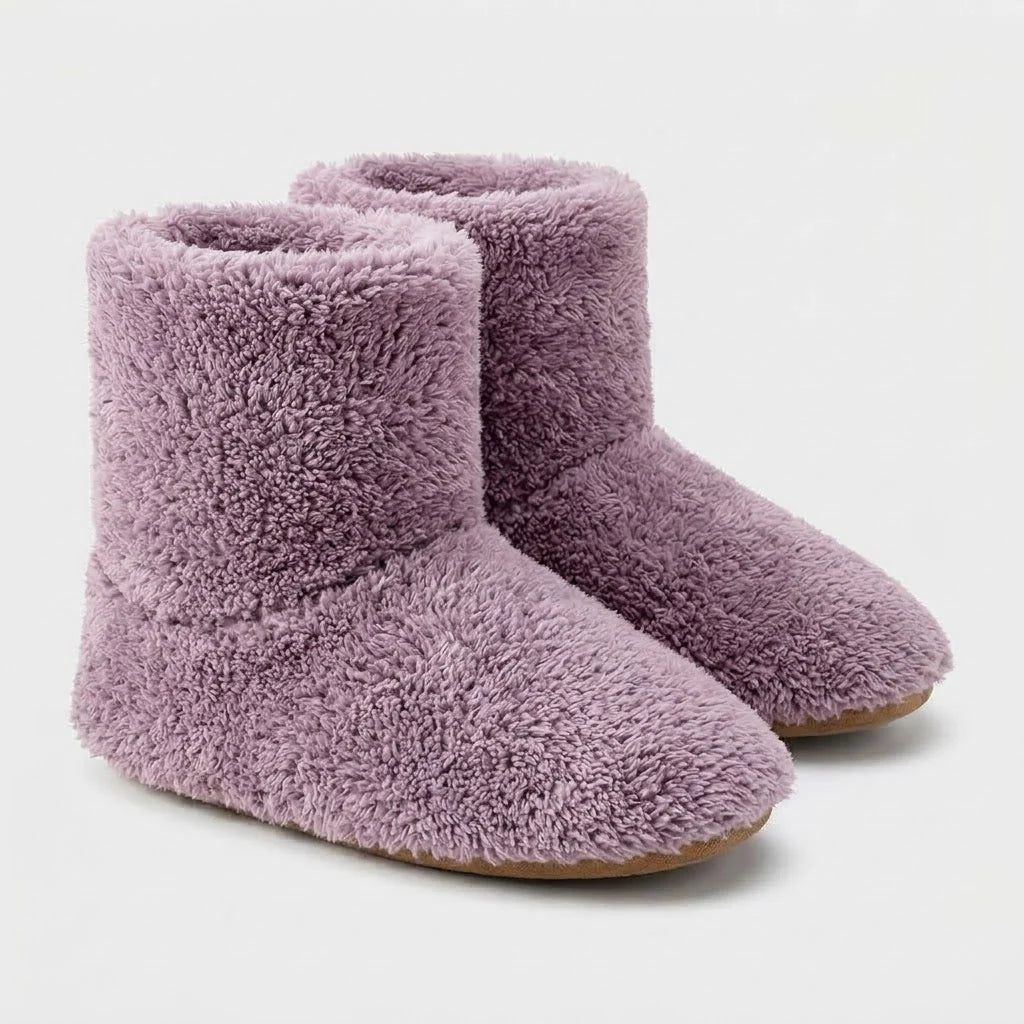 Heated Slippers USB-Powered Ankle-High Non-Slip Sole