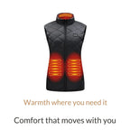 Heated Vest Rechargeable Nine-Zone Adjustable Heat