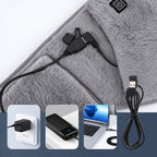 Heated Waist Belt Graphene Quick-Heating Crystal Velvet USB Powered