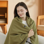 Heated Wrap Blanket USB-Powered 3 Heat Settings Machine-Washable