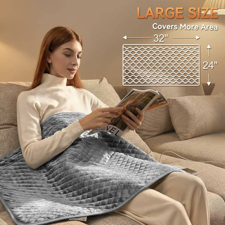 Heating Pad King Size Six Heat Settings Auto Shutoff