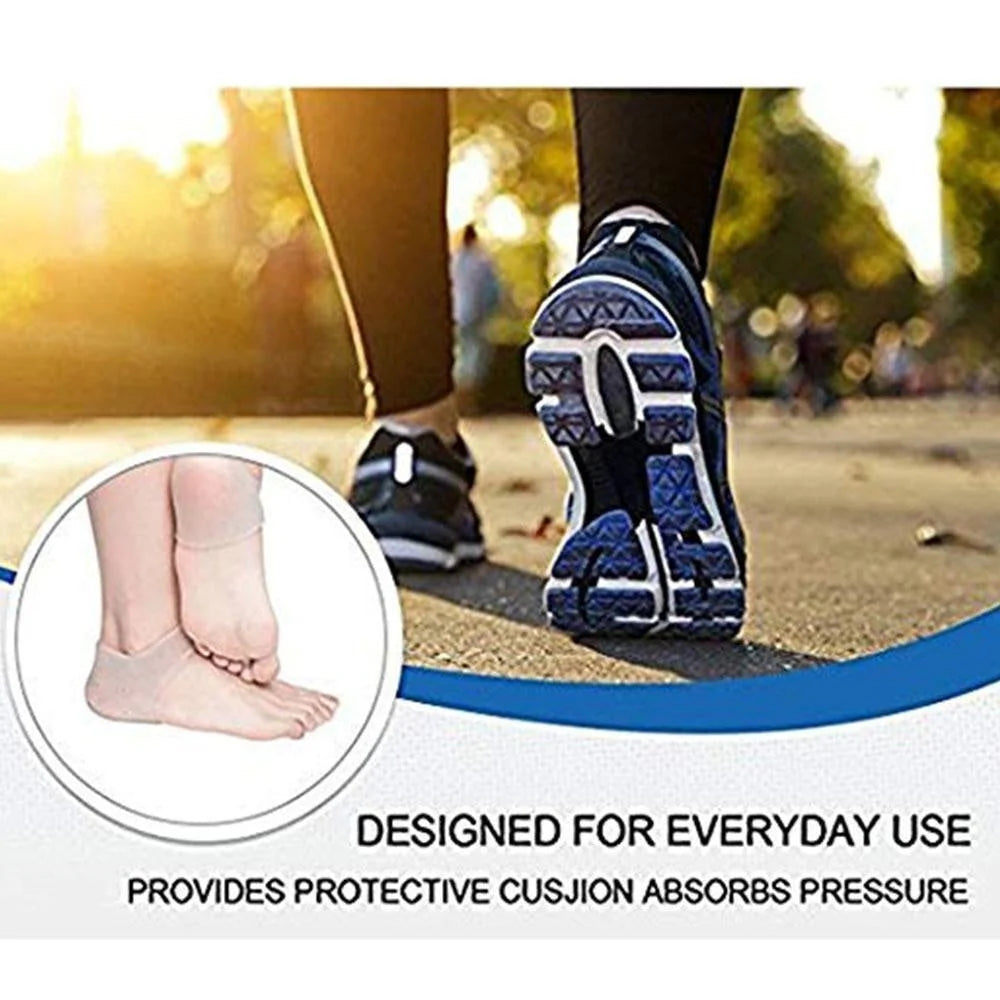 Height-Increasing Insoles Silicone Cushioned Anti-Slip