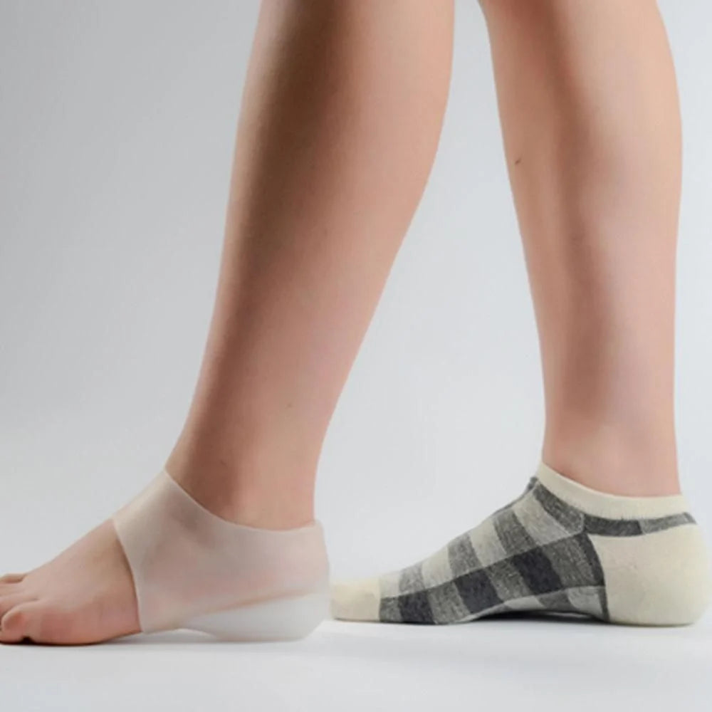 Height-Increasing Insoles Silicone Cushioned Anti-Slip
