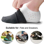 Height-Increasing Insoles Silicone Cushioned Anti-Slip
