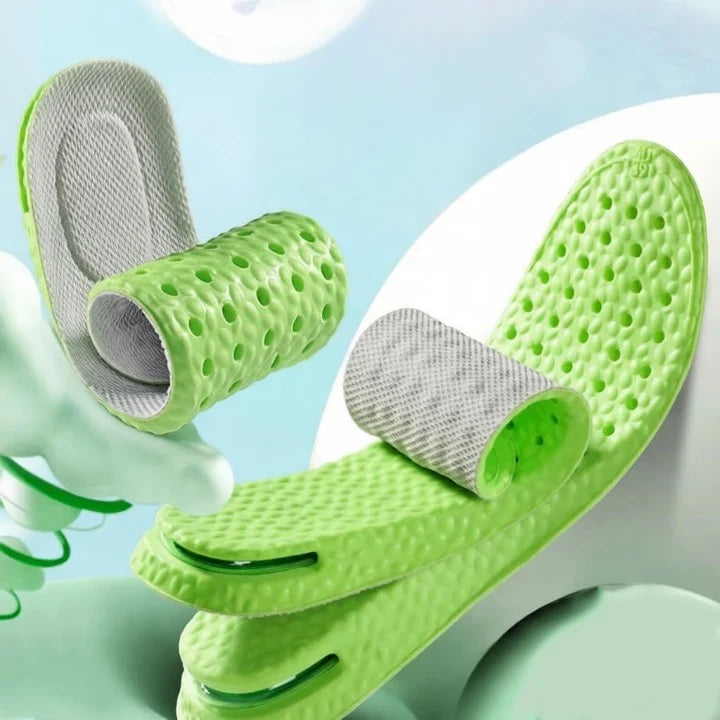 Height Insoles Adjustable Three Heights Arch Support & Odor Control