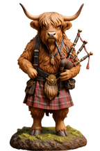 Highland Cow Advent Calendar 24 Resin Figures Festive Designs
