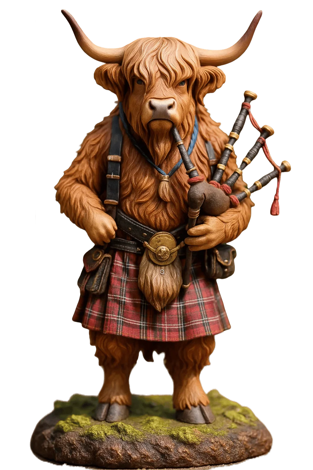 Highland Cow Advent Calendar 24 Resin Figures Festive Designs