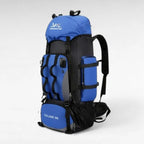 Hiking Backpack 23.8-Gallon Capacity Multiple Compartments Cushioned Straps