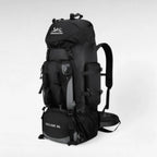 Hiking Backpack 23.8-Gallon Capacity Multiple Compartments Cushioned Straps