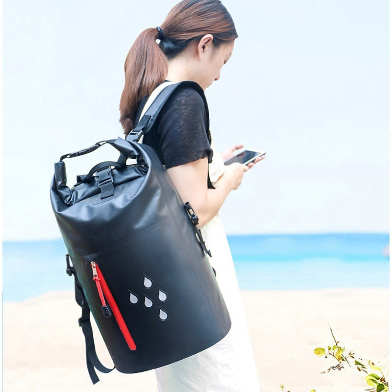 Hiking Backpack Water-Repellent Multiple Compartments Height-Adjustable Straps