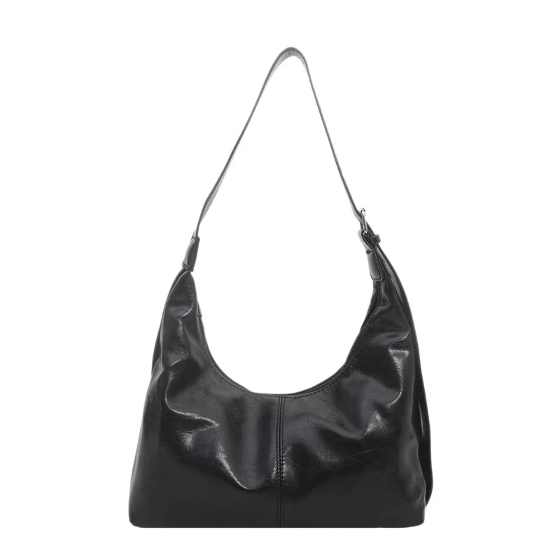 Hobo Bag Leather Slouchy Adjustable Strap