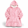 Hoodie Blanket Oversized Sherpa Fleece Front Pocket