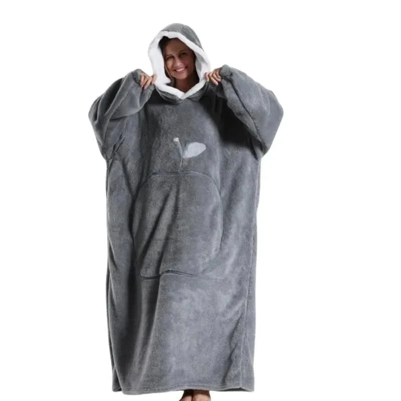 Hoodie Soft Fleece Oversized Fit Kangaroo Pocket