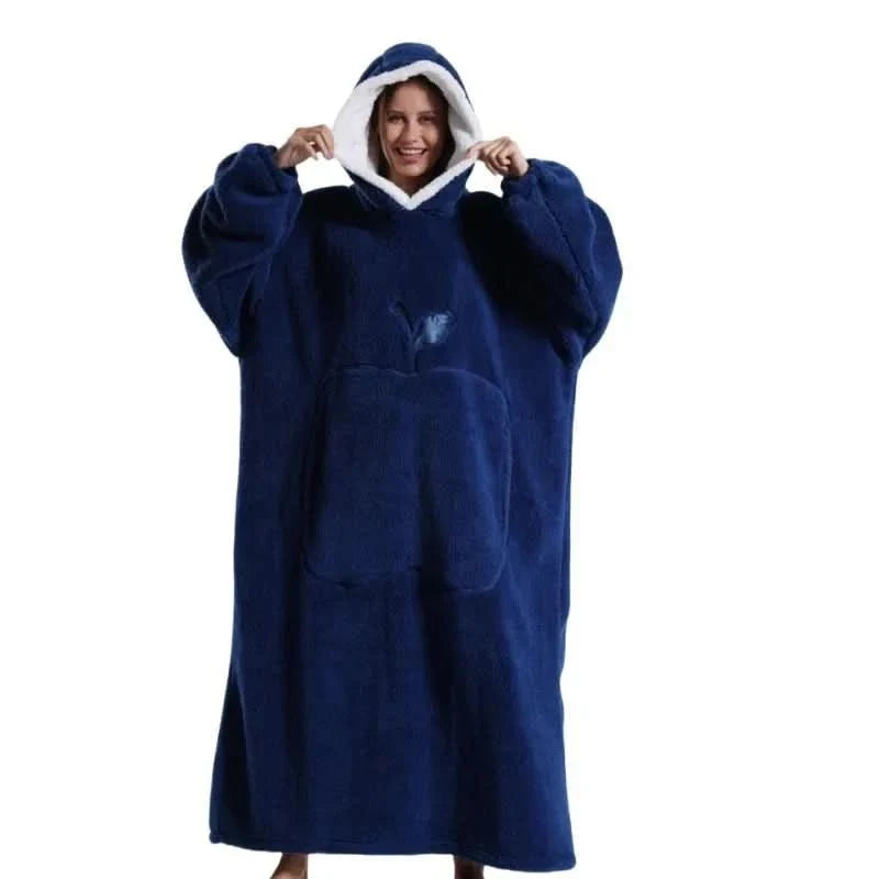 Hoodie Soft Fleece Oversized Fit Kangaroo Pocket