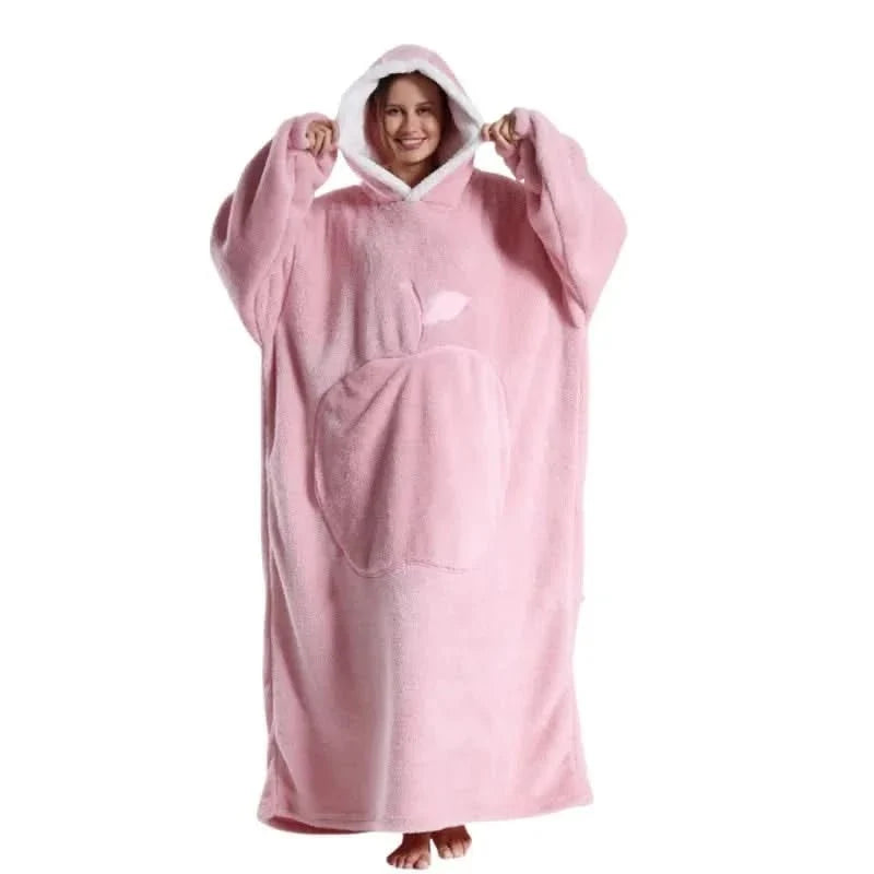 Hoodie Soft Fleece Oversized Fit Kangaroo Pocket