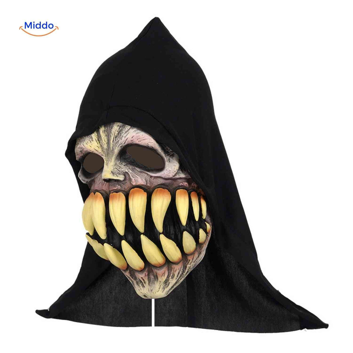 Horror Mask Full-Face Integrated Hood Breathable Mesh Eyes