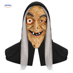 Horror Mask Full-Face Integrated Hood Breathable Mesh Eyes