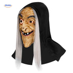 Horror Mask Full-Face Integrated Hood Breathable Mesh Eyes