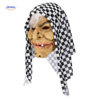 Horror Mask Full-Face Integrated Hood Breathable Mesh Eyes
