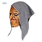Horror Mask Full-Face Integrated Hood Breathable Mesh Eyes