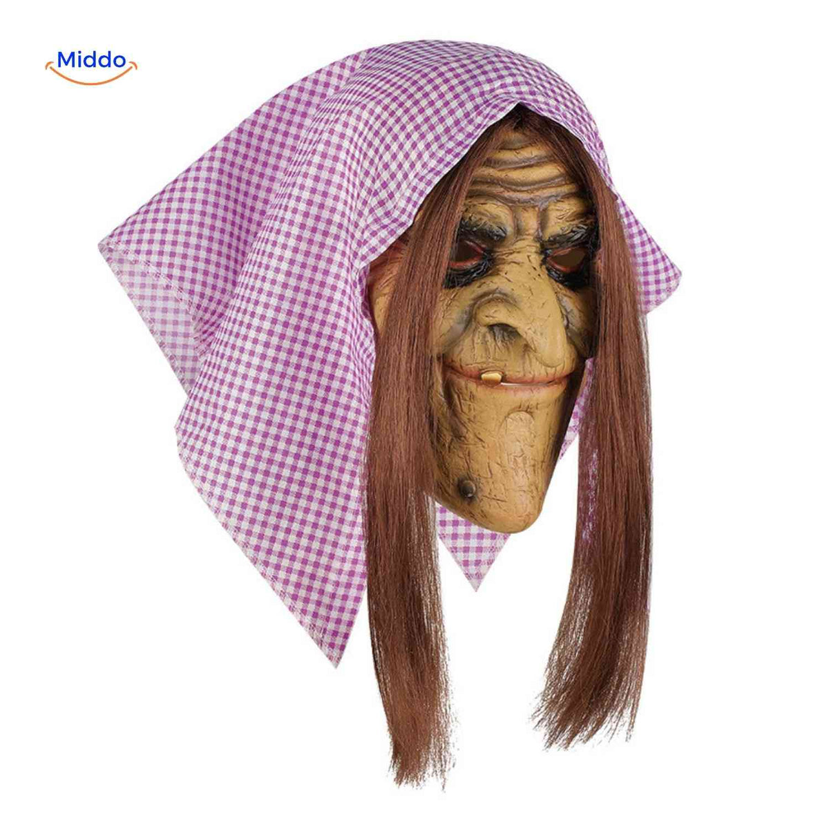 Horror Mask Full-Face Integrated Hood Breathable Mesh Eyes
