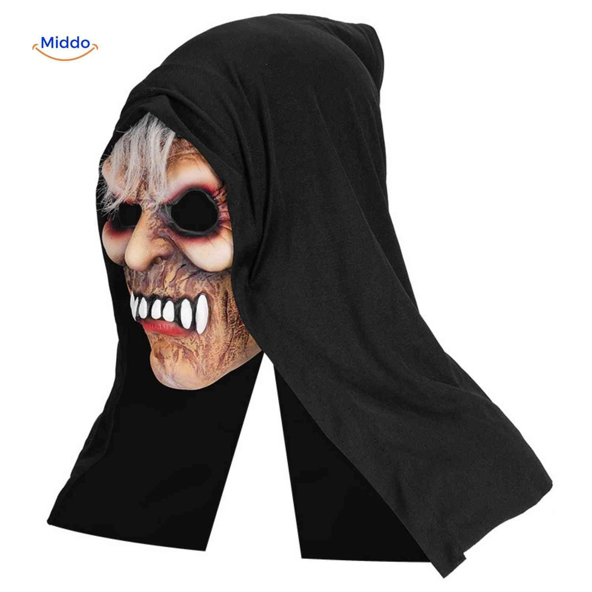Horror Mask Full-Face Integrated Hood Breathable Mesh Eyes