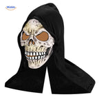 Horror Mask Full-Face Integrated Hood Breathable Mesh Eyes