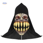 Horror Mask Full-Face Integrated Hood Breathable Mesh Eyes
