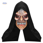 Horror Mask Full-Face Integrated Hood Breathable Mesh Eyes