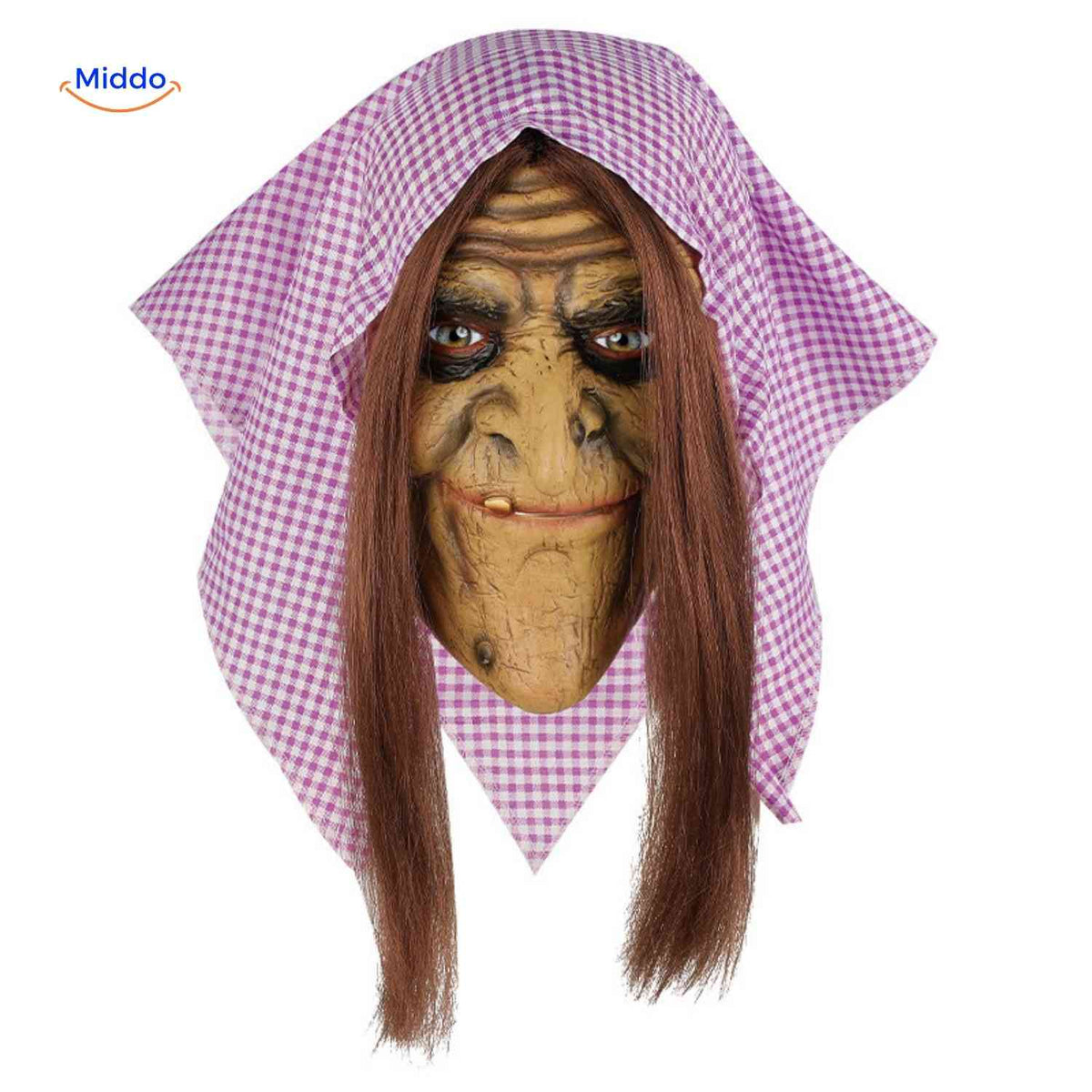 Horror Mask Full-Face Integrated Hood Breathable Mesh Eyes