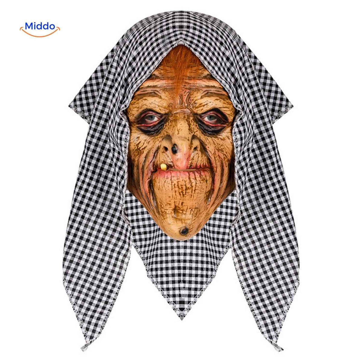 Horror Mask Full-Face Integrated Hood Breathable Mesh Eyes