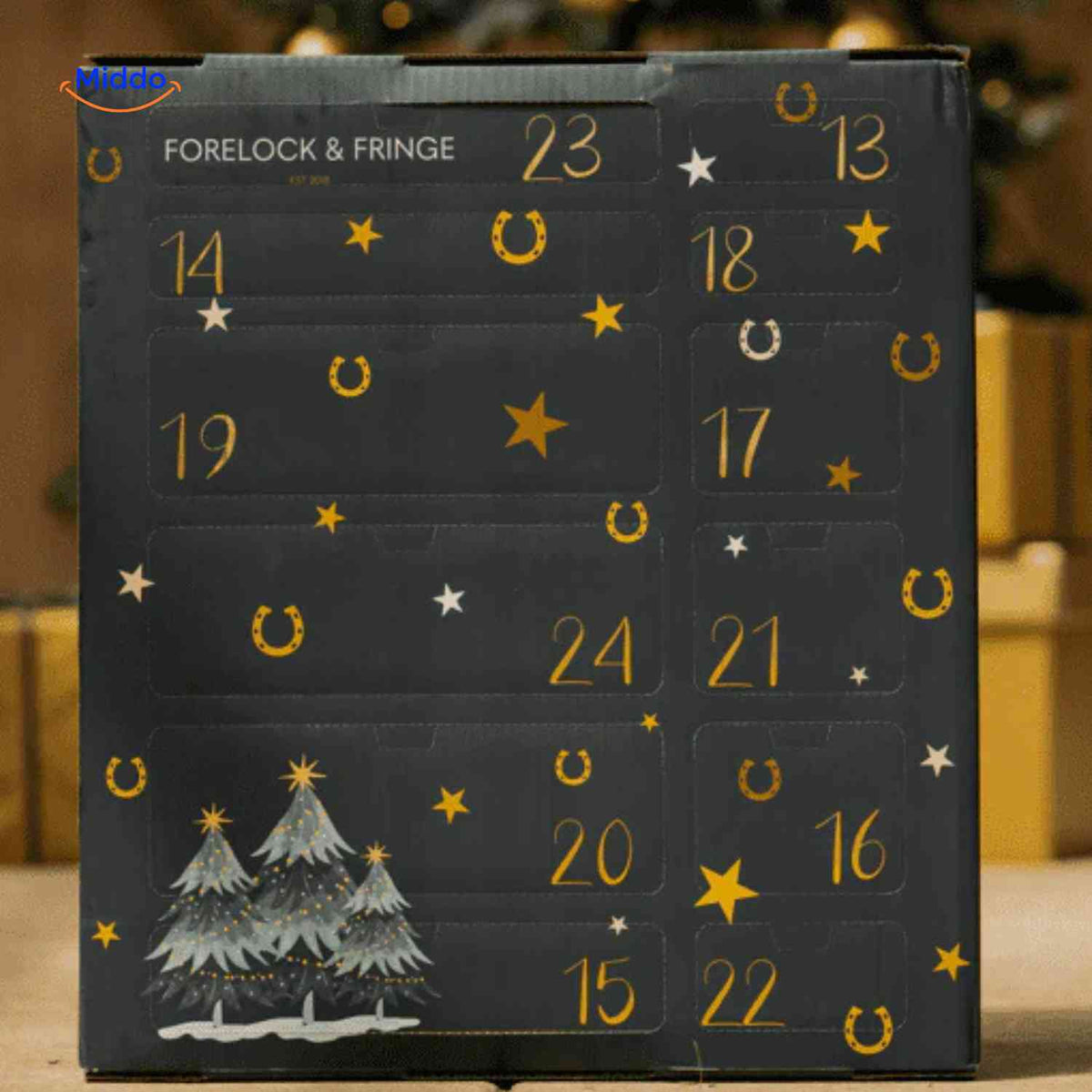 Horse Advent Calendar 24 Compartments Jewelry & Charms