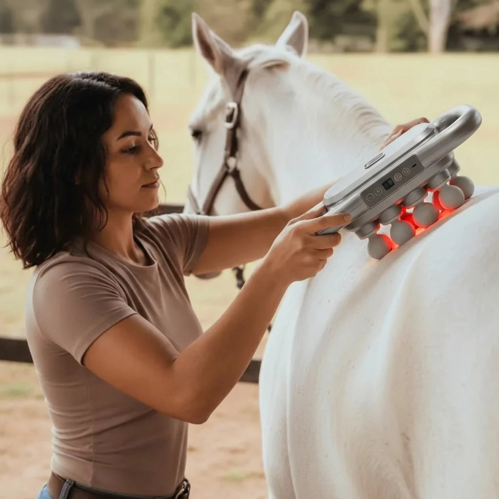 Horse Massage Device Handheld Red Light Massage