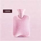 Hot Water Bottle Soft Removable Washable Plush Cover