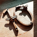 House Number Bee Motif Weatherproof Metal 5 Inch