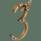 House Number Bee Motif Weatherproof Metal 5 Inch
