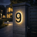House Number Sign Backlit LED IP68 Waterproof