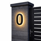 House Number Sign Backlit LED IP68 Waterproof