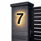 House Number Sign Backlit LED IP68 Waterproof