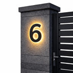 House Number Sign Backlit LED IP68 Waterproof